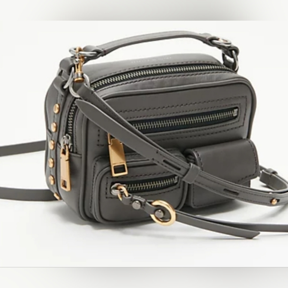 Rebecca Minkoff Jett Mini Boxy Leather Crossbody